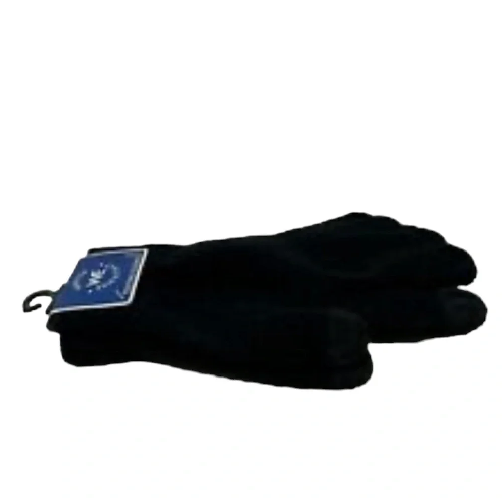 We Texting Touchscreen Gloves 2 Pair Warm Winter Stretchy Knit Black OS Unisex